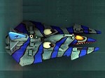 Deathwind 3-1 resin ship model
